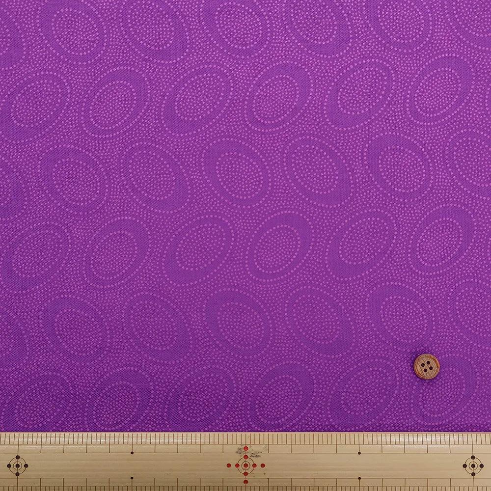 USA Cotton Sheeting Printed Fabric - Aboriginal Dots - nomura tailor