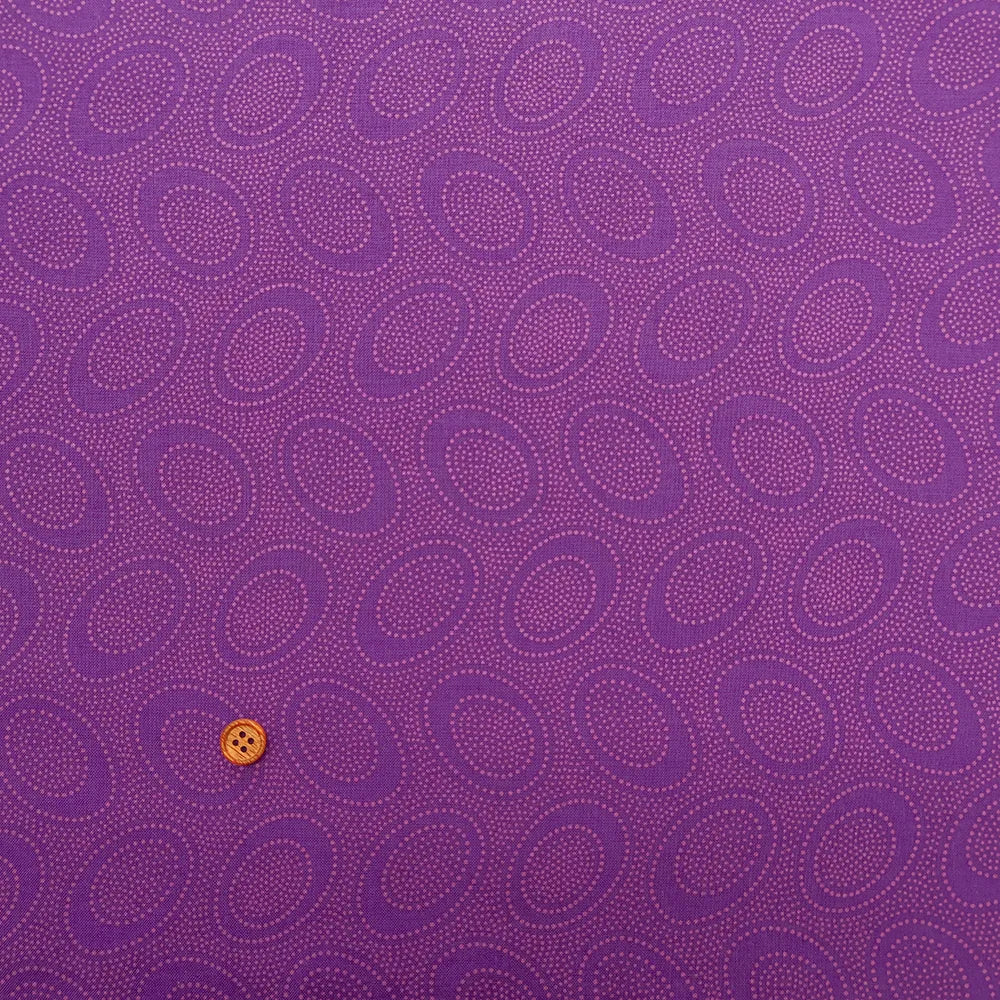 USA Cotton Sheeting Printed Fabric - Aboriginal Dots - nomura tailor