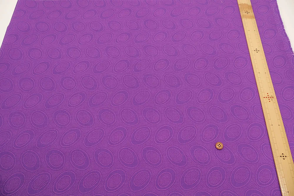 USA Cotton Sheeting Printed Fabric - Aboriginal Dots - nomura tailor