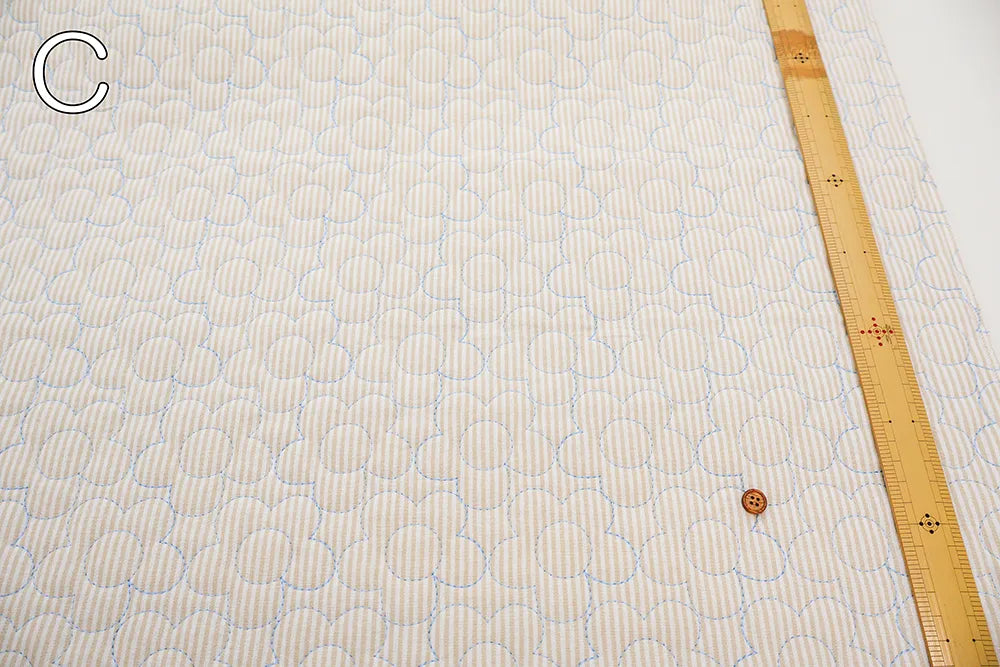 Made in China Cotton Embroidered Quilted Fabric - Flowers - nomura tailor