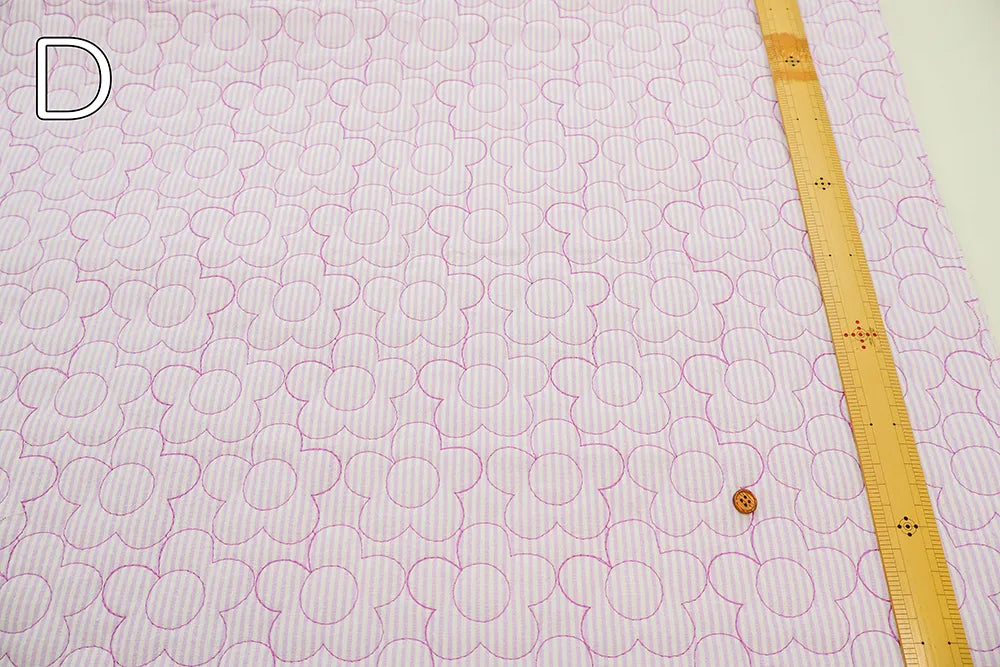 Made in China Cotton Embroidered Quilted Fabric - Flowers - nomura tailor