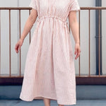 L/P Linen Stripe Fabric - nomura tailor