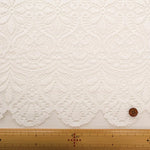 Polyester Café Curtain Fabric - Floral Lace Approx.50cm length - nomura tailor