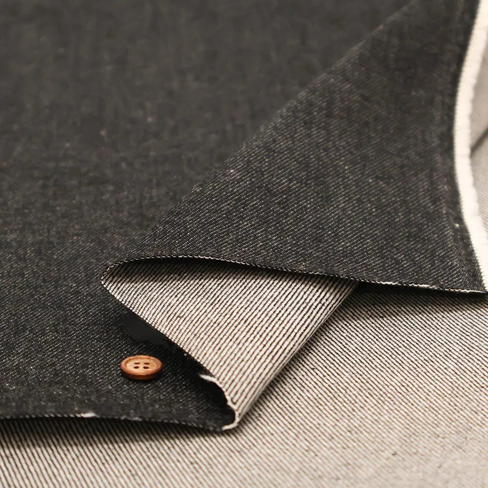 Double-Width Cotton Denim Fabric - Plain - nomura tailor