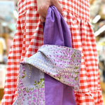 Cotton Southern Cross Fabric - Wisteria Pattern - nomura tailor