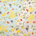 Cotton ox print fabric tasty goods graph - nomura tailor