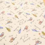 Cotton Oxford Printed Fabric - Wild Birds - nomura tailor