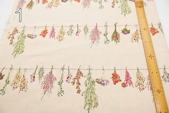 C/L Muslin Print Fabric Soft Finished momen-t Swag - nomura tailor