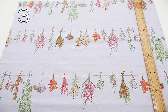 C/L Muslin Print Fabric Soft Finished momen-t Swag - nomura tailor