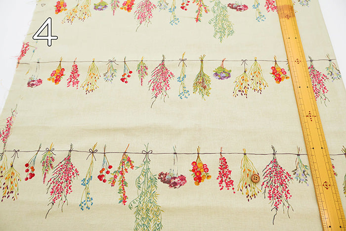 C/L Muslin Print Fabric Soft Finished momen-t Swag - nomura tailor