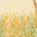 C/L Muslin Print Fabric Soft Finished momen-t - Mimosa Border - nomura tailor