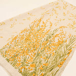 C/L Muslin Print Fabric Soft Finished momen-t - Mimosa Border - nomura tailor