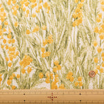 C/L Muslin Print Fabric Soft Finished momen-t - Mimosa Border - nomura tailor