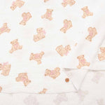 China Cotton Double Gauze Printed Fabric Fluffy Bear - nomura tailor