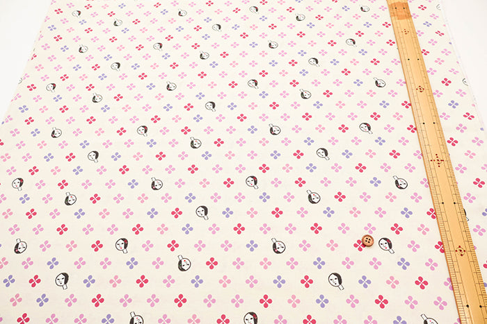 Made in China Cotton Muslin Inkjet-printed Fabric - Yojiya “Hanahonoka” - nomura tailor