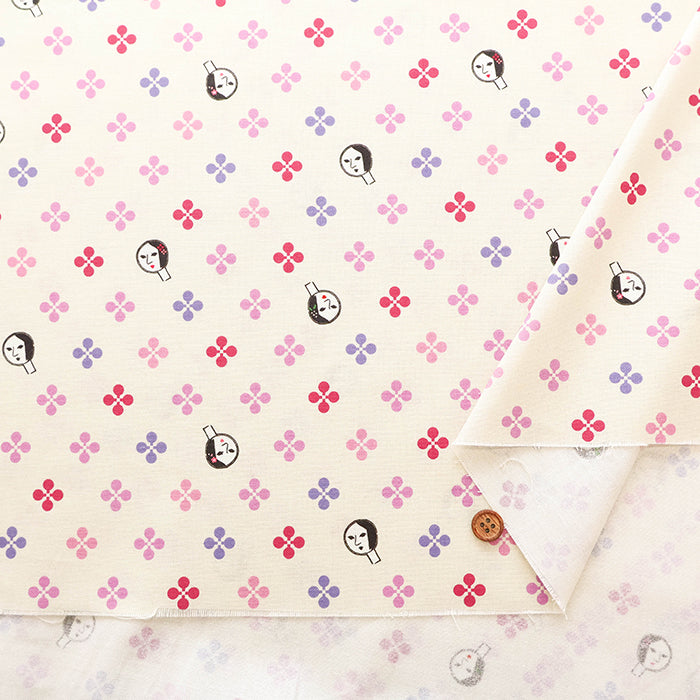 Made in China Cotton Muslin Inkjet-printed Fabric - Yojiya “Hanahonoka” - nomura tailor
