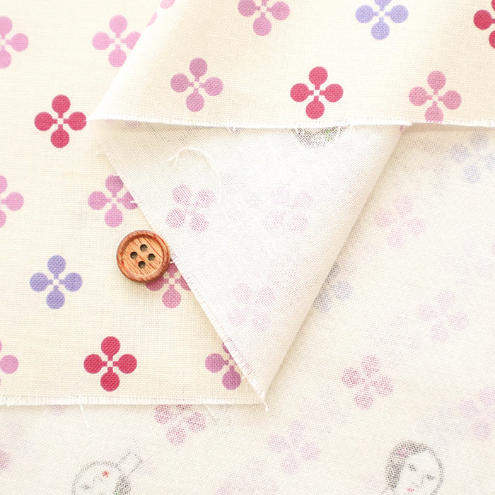 Made in China Cotton Muslin Inkjet-printed Fabric - Yojiya “Hanahonoka” - nomura tailor
