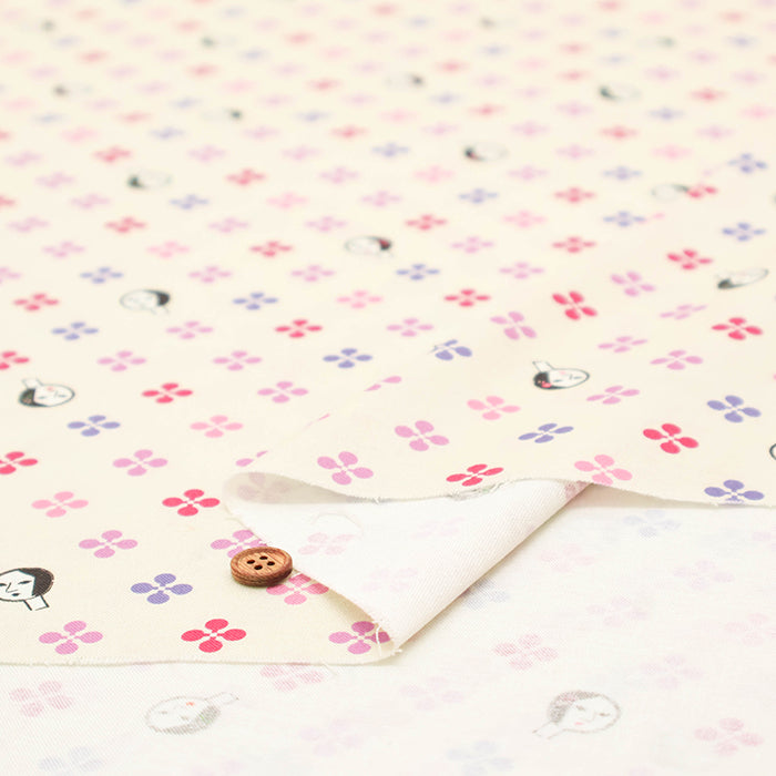 Made in China Cotton Muslin Inkjet-printed Fabric - Yojiya “Hanahonoka” - nomura tailor
