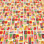 Cotton Sheeting Inkjet Printed Fabric - Yonagadou “Best Friends Forever” - nomura tailor