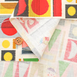 Cotton Sheeting Inkjet Printed Fabric - Yonagadou “Best Friends Forever” - nomura tailor