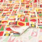 Cotton Sheeting Inkjet Printed Fabric - Yonagadou “Best Friends Forever” - nomura tailor