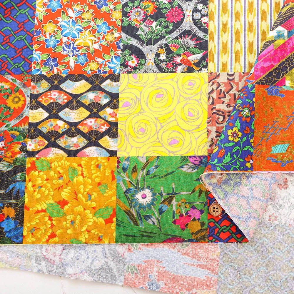 ノムラテーラーオリジナル Made in China Cotton Sheeting Inkjet-printed Fabric - Chiyogami - nomura tailor