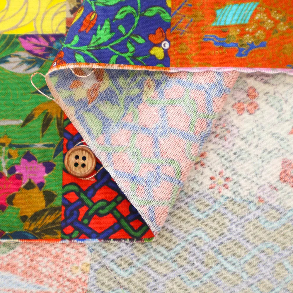 ノムラテーラーオリジナル Made in China Cotton Sheeting Inkjet-printed Fabric - Chiyogami - nomura tailor