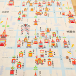 Made in China Cotton Sheeting Inkjet-printed Fabric -“Gion Festival” - nomura tailor