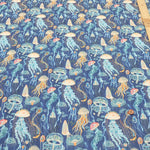 USA Cotton Printed Fabric WINDHAM FABRICS Jelly fish - nomura tailor