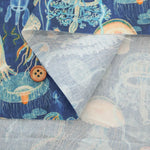 USA Cotton Printed Fabric WINDHAM FABRICS Jelly fish - nomura tailor