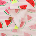 Cotton Sheeting Neon Printed Fabric - Watermelon - nomura tailor