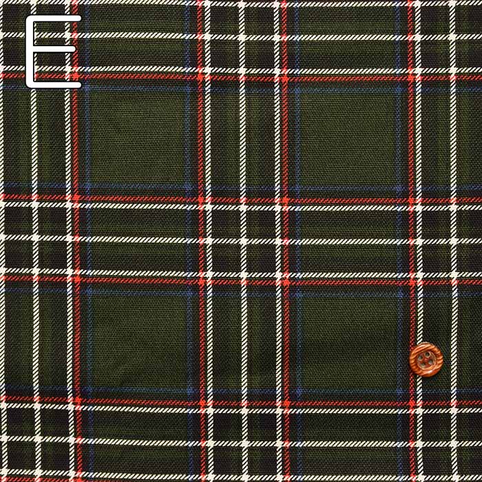 Cotton Ox Print Fabric Tartan Check - nomura tailor