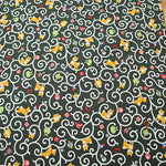 Cotton sheeting print fabric Osanpohi Biyori Shiba to Karakusa - nomura tailor