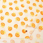 Cotton Double Gauze Printed Fabric Lion - nomura tailor