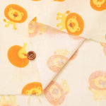 Cotton Double Gauze Printed Fabric Lion - nomura tailor