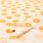 Cotton Double Gauze Printed Fabric Lion - nomura tailor