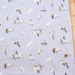 Cotton Ox Printed Fabric Snow and Striped Eagles - nomura tailor