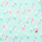 Cotton Ox Printed Fabric Cream Soda and Doggie - nomura tailor