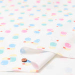 Cotton Ox Printed Fabric Cream Soda and Doggie - nomura tailor