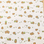 Cotton seamed printed fabric Kiwi - nomura tailor