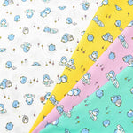 Cotton seamed printed fabric Penguin - nomura tailor