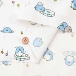 Cotton seamed printed fabric Penguin - nomura tailor