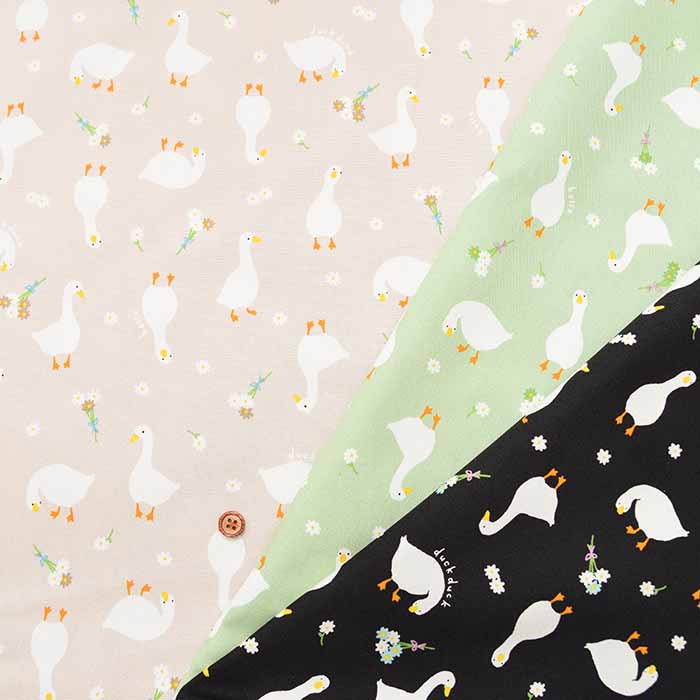 Cotton Ox Printed Fabric Duck - nomura tailor