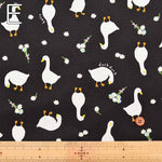 Cotton Ox Printed Fabric Duck - nomura tailor