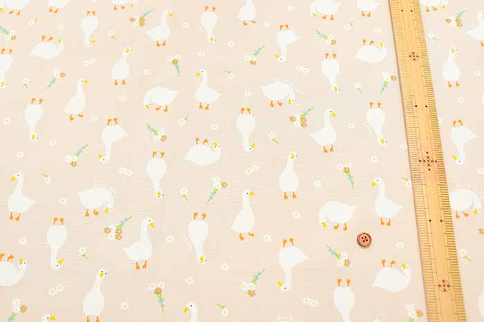 Cotton Ox Printed Fabric Duck - nomura tailor