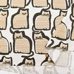 Cotton twill printed fabric Cat - nomura tailor