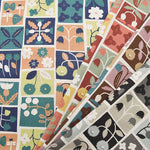 C/L printed fabric Flower patchwork - nomura tailor