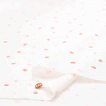 Cotton double gauze printed embroidery fabric Strawberry and Cherry - nomura tailor