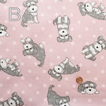 Cotton Oxford Fabric - Miniature Schnauzer - nomura tailor