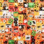 Cotton Scare Printed Fabric - Happy Halloween - nomura tailor